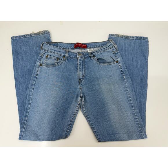 Levis Womens Jeans Size 10 Mis L 515 Nouveau Bootcut Denim Jeans - Picture 1 of 12